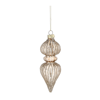 GLASS BAUBLE - STYLE BAROQUE