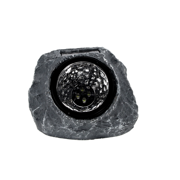 LAMPA SOLARNA KAMIEŃ 12,6 x14,4 x 10 CM, disp. 6szt*9901