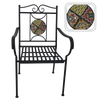 KRZESŁO OGRODOWE MOZAIKOWE 58 x 59 x 92 CM