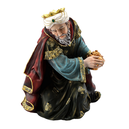 ZESTAW FIGUR BOŻONARODZ. 11 EL. DO 105 CM polyresin