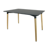 RECTANGULAR TABLE 120 X 80 X 74 CM - BLACK