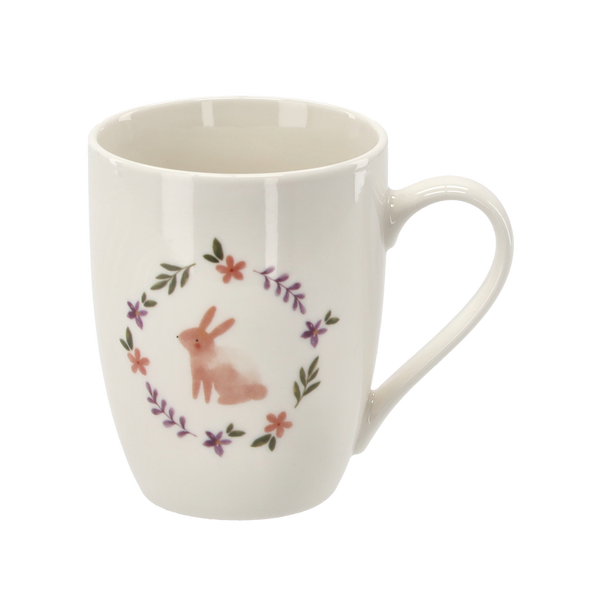 KUBEK PORCELANOWY 340 ML ZAJĄCZEK opak=12szt *7857