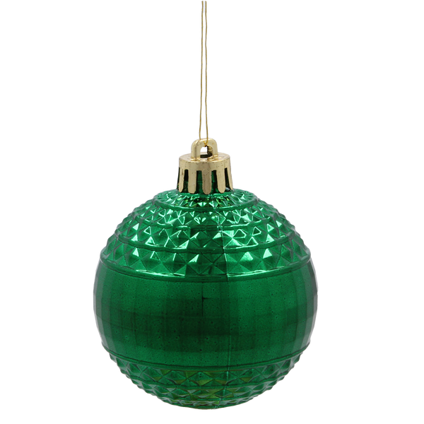 KPL. 9 BOMBEK 6 CM ROȘU/VERDE/ALB *9926