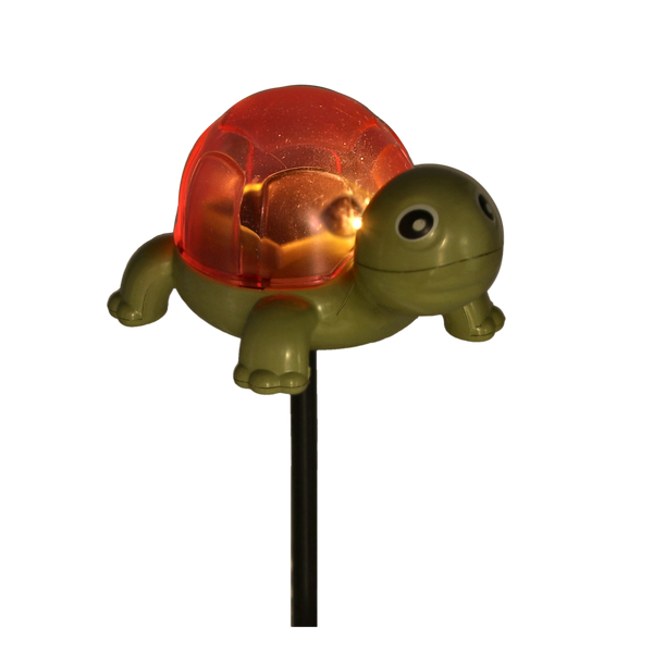 SOLAR LAMP FUNNY TURTLE / SNAIL / LADYBIRD WARM WHITE disp=12pcs