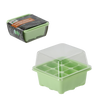 MINI GREENHOUSE FOR GERMINATION 9 CELLS PACK=6PCS