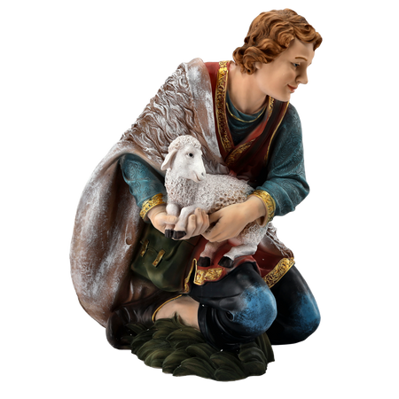 ZESTAW FIGUR BOŻONARODZ. 11 EL. DO 105 CM polyresin
