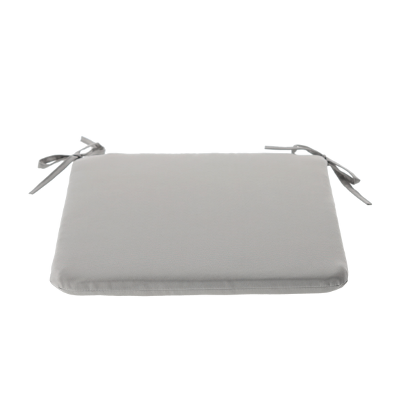 PODUSZKA NA KRZESŁO 40 x 40 x 3 CM JASNOSZARA