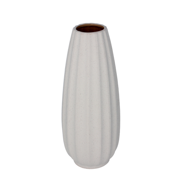 Vază ceramică înaltă albă 12,5 x 12,5 x 32 CM *6799