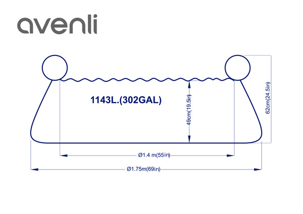 BASENIK  ROZPOROWY "ŻABA" 175CMx62CM *6775