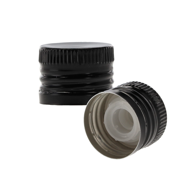 METAL CAP FOR GALLONS 31.5 BLACK
