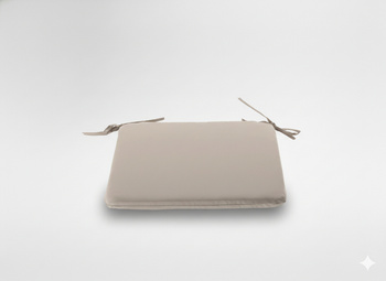 PODUSZKA NA KRZESŁO 40 x 40 x 3 CM NATURALNA