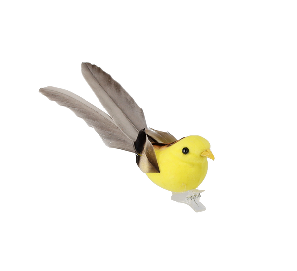 SADA 2 VTÁČIKOV NA KLIPSE 6,5 x 11 x 4,5 CM MIX 4 FARBY *7800