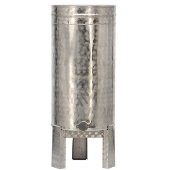 ODSTOJNIK 100 L NA STOJAKU Z ZAWOREM NIERDZEWNYM I POKRYWĄ *1413