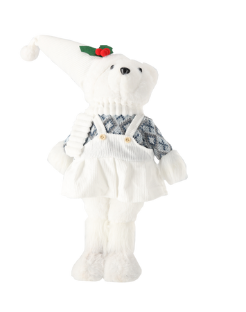 Vianočný biely medveď 50 cm chlapec / dievča *9773