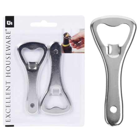 SET OF 2 PCS METAL BOTTLE OPENER 9 CM