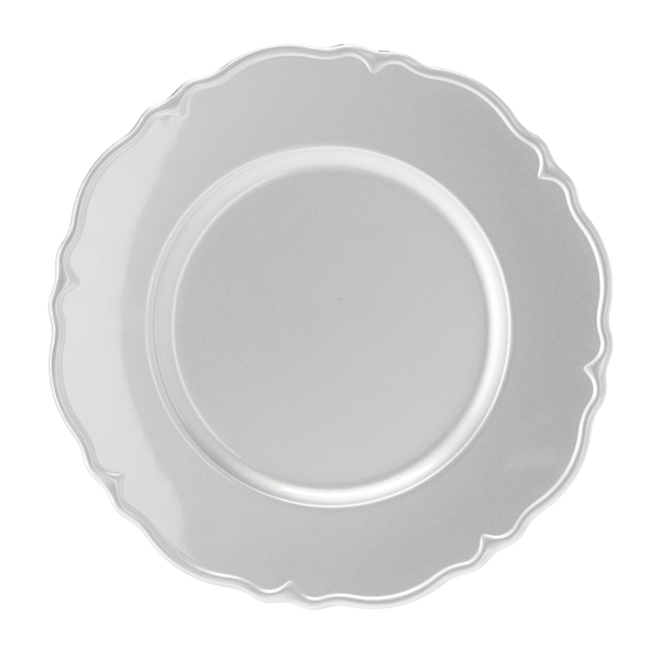 PLATE 33 x 33 x 2 CM SILVER