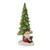 FIGURKA BOHOSLUŽEBNÁ – MIKULÁŠ S LED VIANOČNÝM STROMČEKOM 19,5 x 20,5 x 43 CM balenie=1 ks *5159