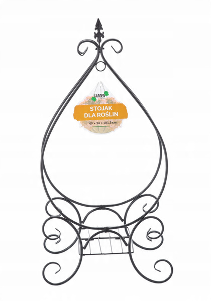 SUPORT PENTRU PLANTE 49 x 34 x 101,5 CM NEGRU disp=6buc *5516