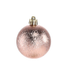 SET OF 24 BAUBLES 6 CM OLIVE/COPPER/GRAPHITE MIX DESIGNS
