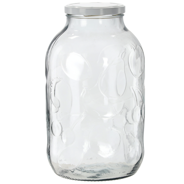 JAR 5000 ML FRUIT + LID FI100 ENAMEL ZGRZ= 2 PCS, PAL=252 PCS *3324