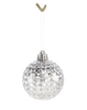 Set de 24 globuri decorative de 6 cm roșii/aurii/argintii mix de modele *7252