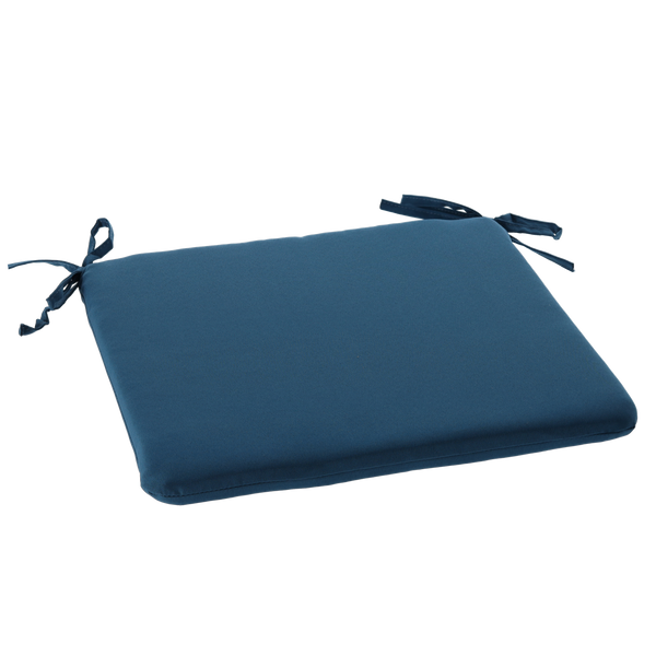 PODUSZKA NA KRZESŁO 40 x 40 x 3 CM NIEBIESKA