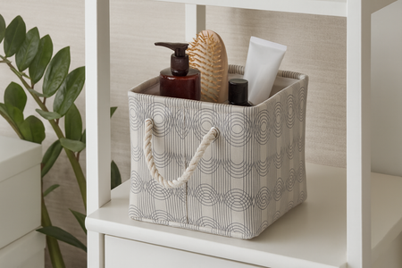 SQUARE BASKET GEOMETRIC SIZE M