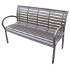 BANCĂ PENTRU GRĂDINĂ 125 x 60 x 80 ÎNTUNECATĂ *5842