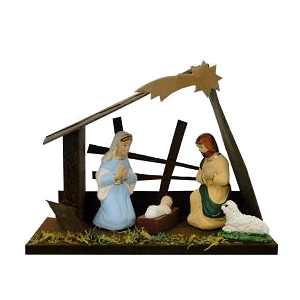 SMALL NATIVITY SCENE COLOR