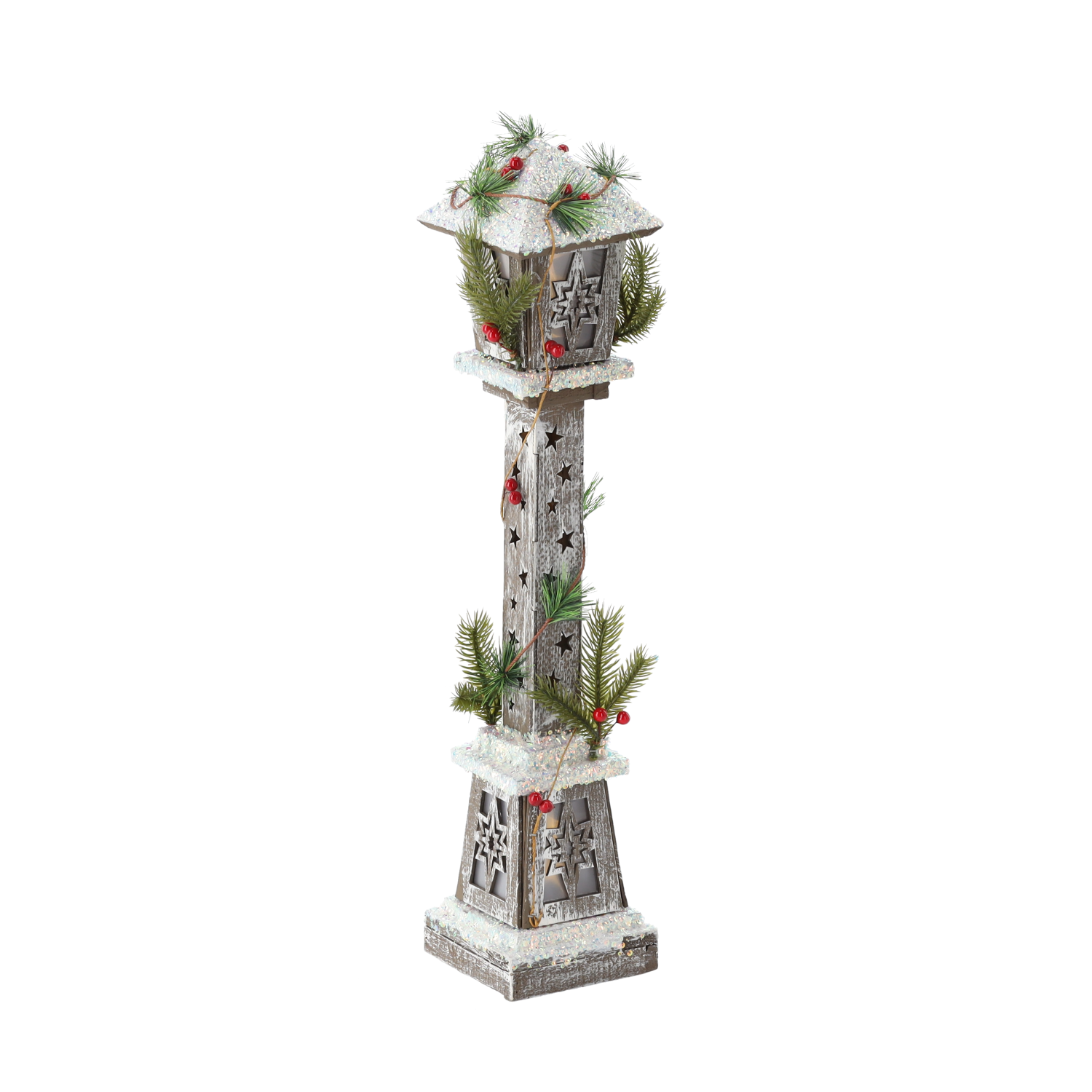 ŚWIĄTECZNA LATARNIA DREWNIANA Z GWIAZDAMI LED 13 x 13 x 60 CM *5232 pol_pl_SWIATECZNA-LATARNIA-DREWNIANA-Z-GWIAZDAMI-LED-13-x-13-x-60-CM-5232-7481_3