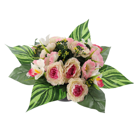 BOUQUET CH-20 ( WIDTH 40 CM, HEIGHT 30 CM) PEONY MIX COLOR