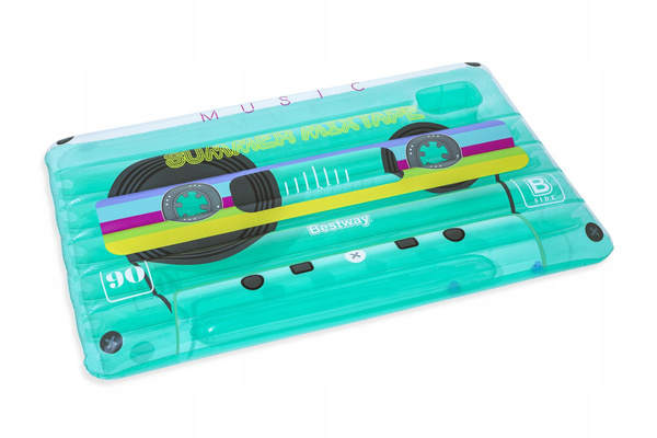 MATERAC PLAŻOWY DMUCHANY RETRO 174 X 117 CM *1828