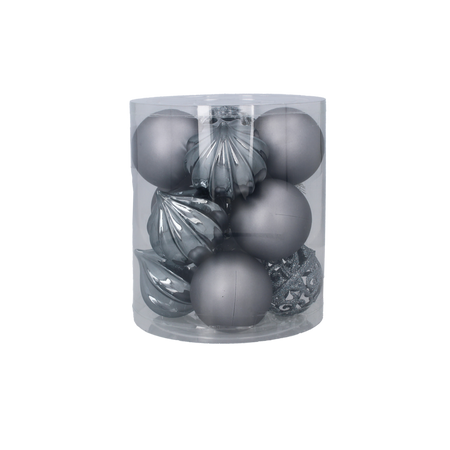 SET DE 12 BILETE 6 CM OLIV/GĂLBEN/MEDALION/GRAFIT TUB *7412