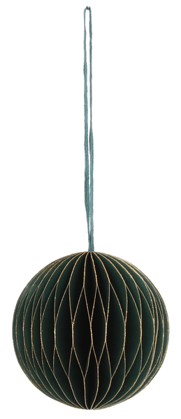 KPL. 6 ozdôb na vianočný stromček z papiera FI 8 cm mix farieb balenie=6ks *2211