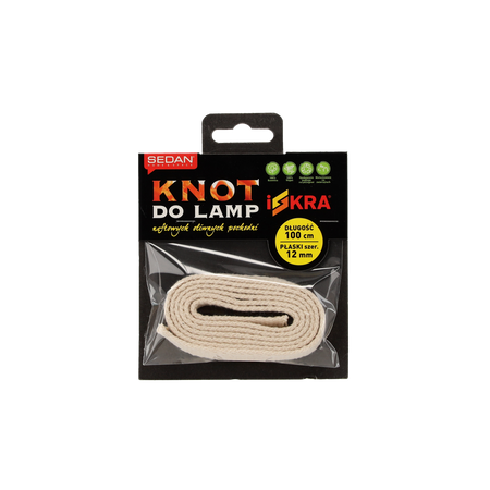 WICK FOR OIL LAMPS FLAT -12mm