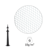 OCHRANNA SIATKA PROTI VTÁKOM 8x8m (18g/m2) + 6 PLASTIKOVÝCH KOLÍKOV *2507