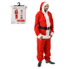Costum de Moș Crăciun 1-pieței mărimea XL *6804