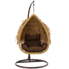 HANGING CHAIR AZTEC - JUTE, CUSHION - BROWN, FRAME - BROWN