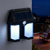 SOLÁRNA LED LAMPY S POHYBOVÝM ČIDLOM 14,4 x 4,7 x 14,9 CM *5653