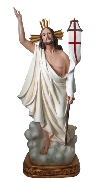 FIGÚRA JEŽIŠA ZMRTVÝCHVSTALÉHO 99 CM *6087