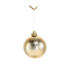 SET OF 24 BAUBLES 6 CM RED/GOLD/SILVER