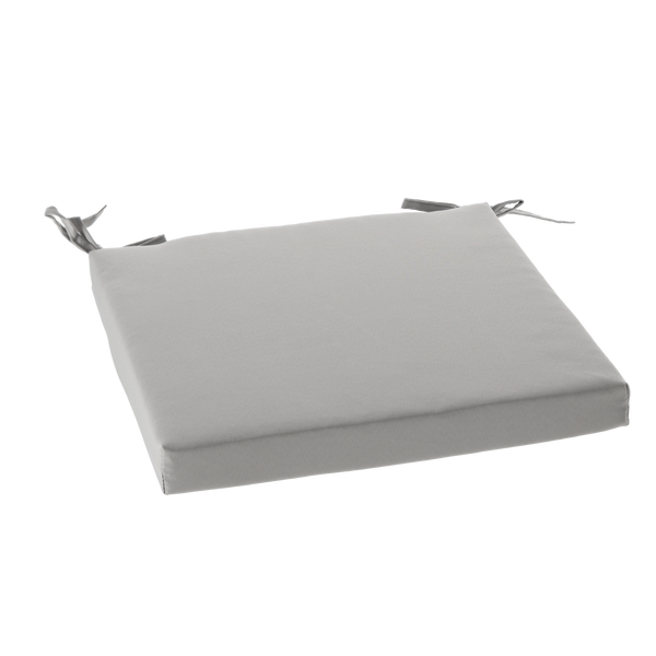 PODUSZKA NA KRZESŁO 40 x 40 x 5 CM JASNOSZARA