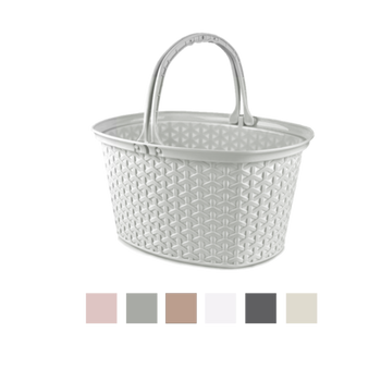 KOSZYK RATTAN Z RĄCZKĄ 12L *0123