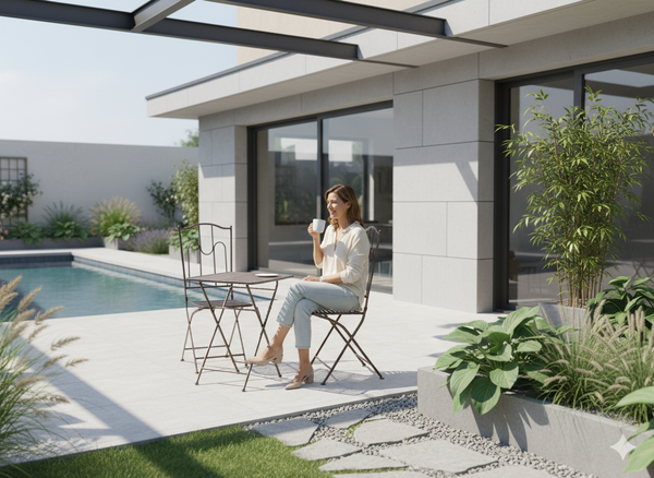 ZESTAW MEBLI OGRODOWYCH ANTYCZNY BRĄZ (STÓŁ KWADRATOWY + 2 KRZESŁA)