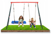 TWO-SEATER GARDEN SWING 290 x 180 x 200 CM