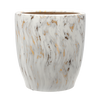 CERAMIC COVER FOR A POT 39 x 39 x 42 CM DECORATED