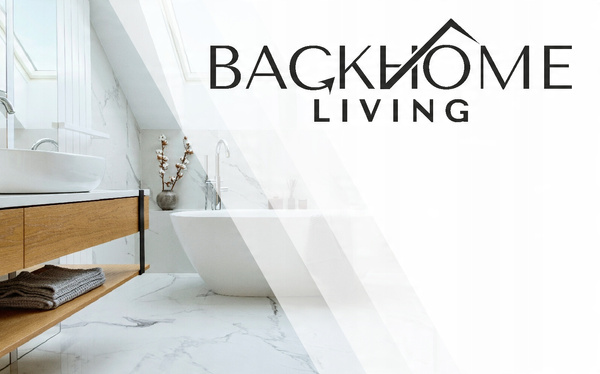 BATHROOM SET WHITE + BAMBOO