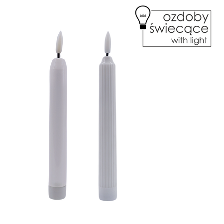 LAMPĂ LED PE BATERII ALBASTRĂ 16,5 CM MIX DE MODELE disp=20buc. *0375