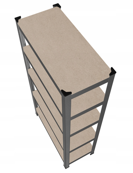 REGAŁ 5-POZIOMOWY 180 x 90 x 30 CM UDŹWIG PÓŁKI: 175 KG *5870