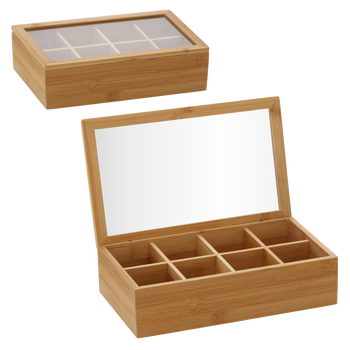 8 DIVISION TEA BOX